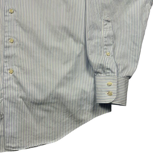 Brooks Brothers Egyptian Vintage 16/35 Men's Button Down Pinstripe Long Sleeve - Picture 3 of 8